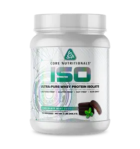 Core Nutritionals ISO Whey Protein Isolate - 90%+ Ultra-Low Fat, Lactose-Free, Fastest Absorption, Clinically Proven for Post-Workout Recovery - Healthcare, Supplement Fitness Dietary Edible Muscle