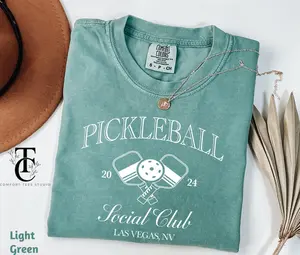 Comfort Colors Personalized Pickleball Shirt, Custom Pickleball Bachelorette Party Shirt, Pickleball Team Shirt, Gifts For Pickleball Player