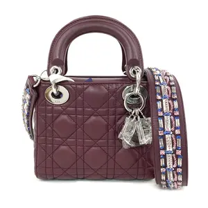 Pre-owned Dior Lambskin Shoulder Bags 6.69'' 2016 R5429 Shoulder Bag C1367591850 0601 T2 Ella