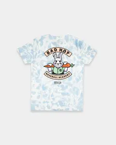 Bad Hop Baseball Academy T-Shirt - Blue Tie Dye