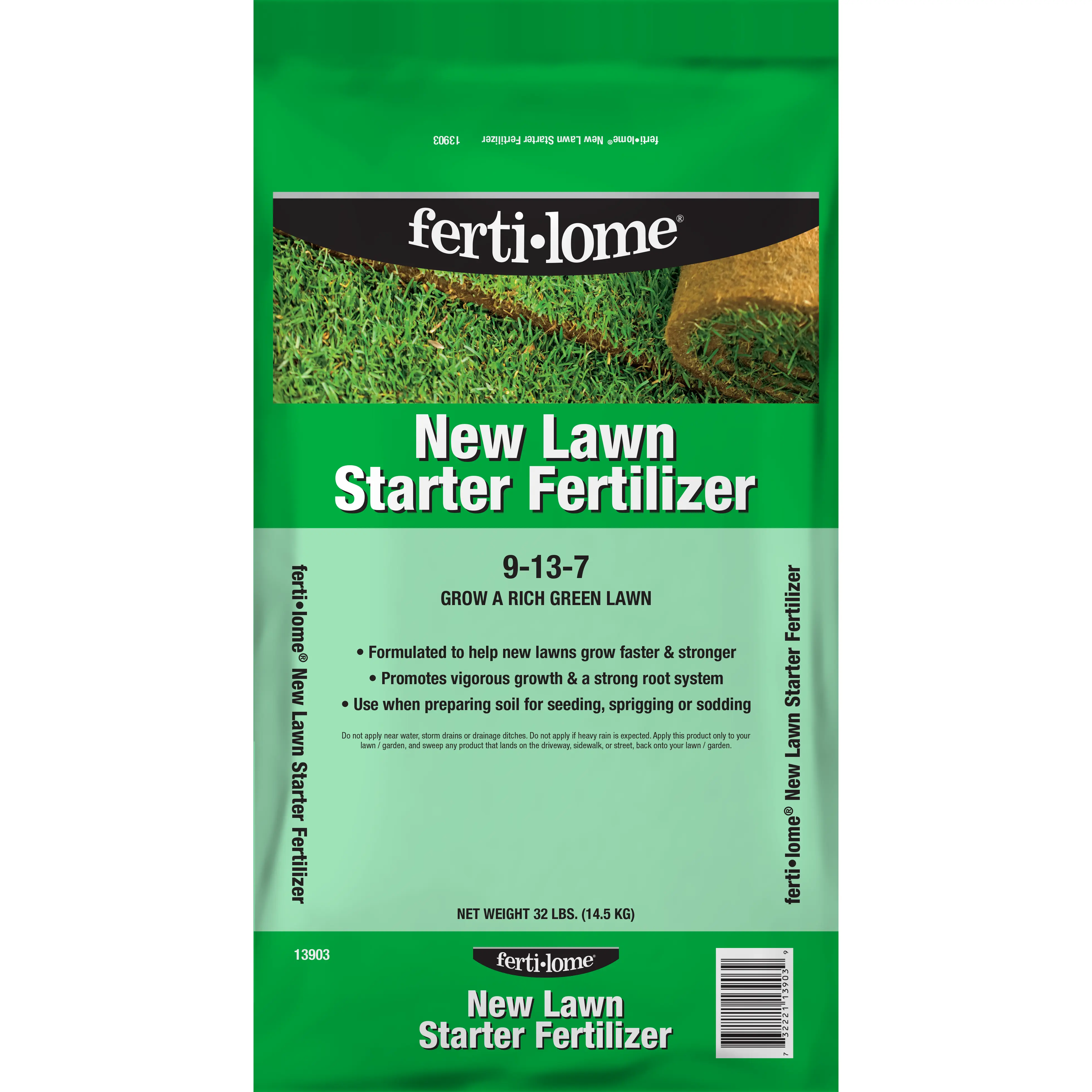 Fertilome Lawn Starter Fertilizer 9-13-7 32lbs