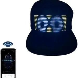 Magic Programmable LED Baseball Cap with Bluetooth App Control