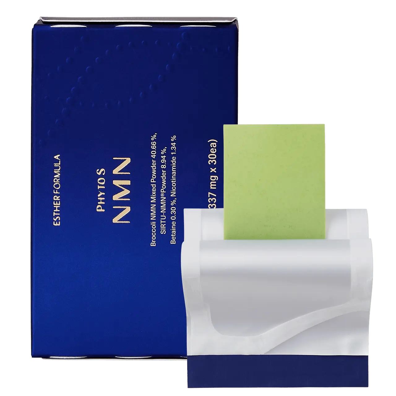 Dr. Esther NMN Phytos 5X - Plant-Derived NMN Film 30 Sheets for Pure Energy & Youthful Vitality - Natural Healthcare & Vitamin Supplement - Edible & Convenient - Dietary