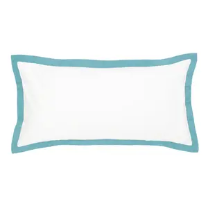 The Linden Turquoise Throw Pillow