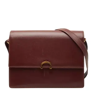 Pre-owned Cartier Other Shoulder Bags Must Line Leather Shoulder Bag