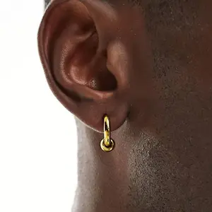 FaithHeart Punk Hypoallergenic Huggie Hoop Earrings