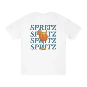 Aperol Spritz Aesthetic T-Shirt | Summer Tee | Unisex Retro Drink Shirt for Beach, Brunch & Vacation Vibes, For Men and Women