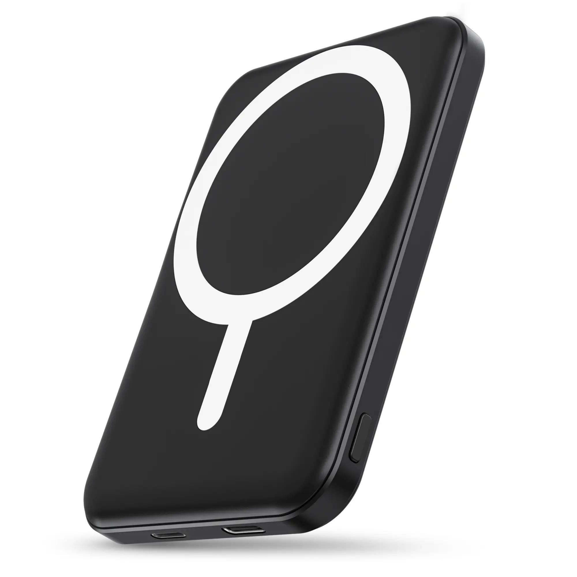 Podoru MagSafe Battery Pack, 5000mAh Compact Silicone Magnetic Wireless Power Bank, Fast Charging Smartphone Accessory with Cable for iPhone 17/16/15/14/13/12 All Series
