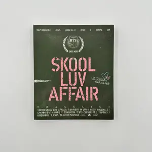 BTS – Skool Luv Affair [2nd Mini Album] Official K-Pop CD + Photobook + Photocard – Boy In Luv / Just One Day / Tomorrow