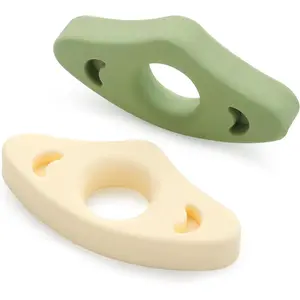 Book Page Holder, 2 Pack Breathable  Thumb Page Holder for Reading, Ideal Book Reader Gifts and Reading Accessories (Small Size,  - Green)