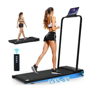 OVERSELF Treadmill with Incline, Walking Pad Foldable Treadmills for Home  Gym with 2.5HP, Speed 0.6-6.2MPH Walking Pad with Handle Bar, Remote Control and LED Display, Workout Machine