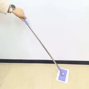 Lazy Automatic Flat Cloth Mop, Bathroom Cleaning Mop, Multi-Functional Towel Mop (cloth not included), Home Use Microfiber Mop Pads