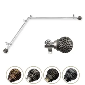 Celio Single Corner Curtain Rod