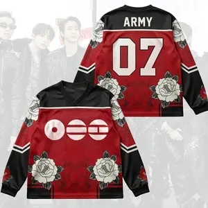 Custom Members hOCKEY Jersey, Inspired World Tour 2026 Merch LOng sleeve For Army