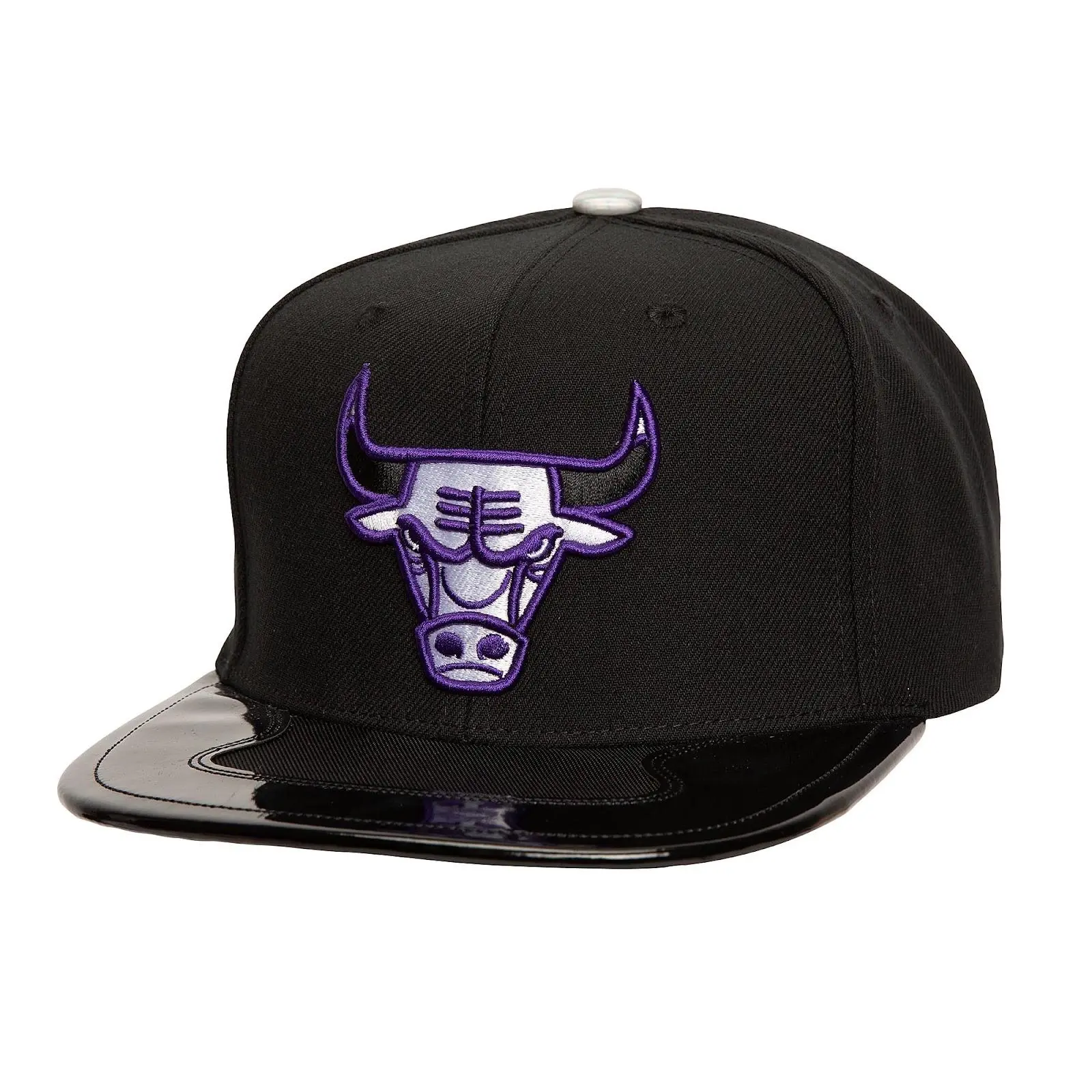 Chicago Bulls Black Day 11 Snapback Hat NBA Throwback Cap Adjustable Fan Gear Mitchell & Ness