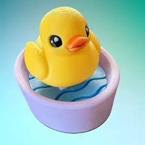 Ducky Duck Clicky Clicker Tub Fidget Fun Easter Toy Cruise Duck