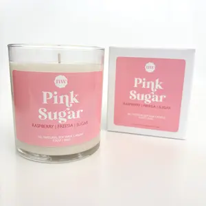 Single Wick Candle | Pink Sugar
