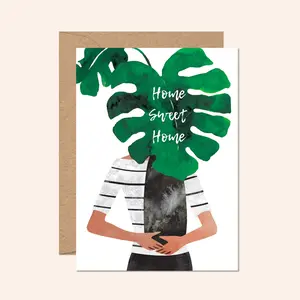 House Plant Housewarming Card