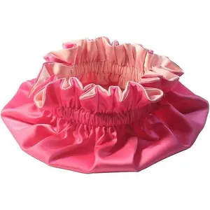 BY-LKCP033  Infant Newborn Toddler Satin Silk Hair Bonnet Sleeping Cap Hat for Kids