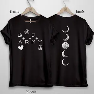 Jungkook Hand & Jimin Moon Tattoo T-Shirt – BTS Inspired Graphic Tee, Fan Gift for ARMY Sweatshirt, Hoodie, Comfort Colors - kvir72te