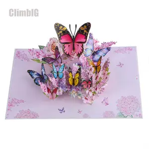 Vibrant 3D Pop-Up Greeting Card with Colorful Butterflies & Daisies - Perfect for Valentine's Day, Birthdays, Teacher Appreciation, Thanksgiving, Anniversaries, Weddings & Mother's Day - Unique & Memorable Celebration Gift.