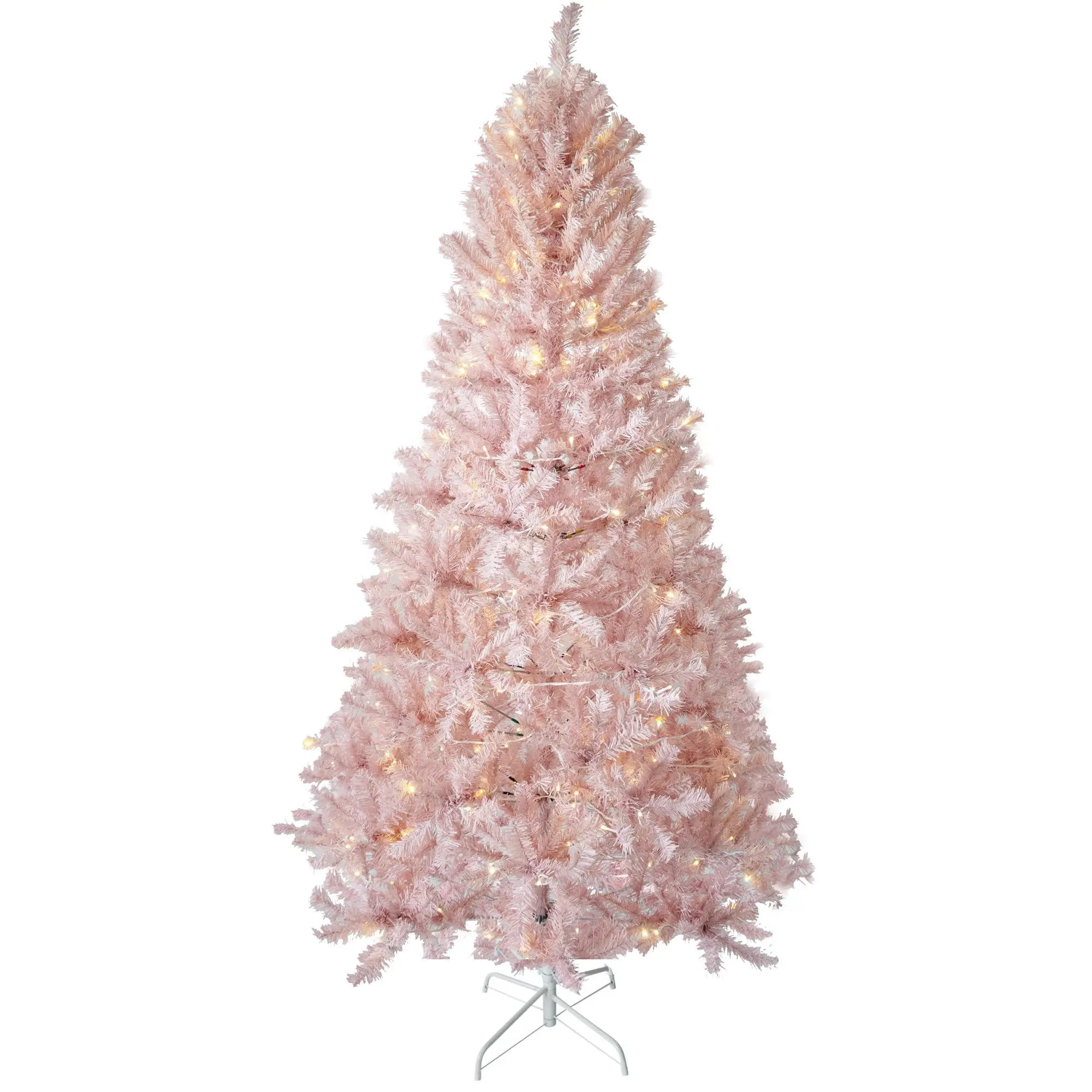Garvee 6.5 Ft Prelit Artificial Christmas Tree with 250 Warm White LED Lights, Battery Operated Xmas Tree with 818 Branch Tips, Easy Setup for Living Room, Home, Office, Holiday Decor