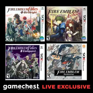 Fire Emblem Echoes: Shadows of Valentia & Fates: Birthright & Conquest & Awakening Game Bundle - Nintendo 3DS