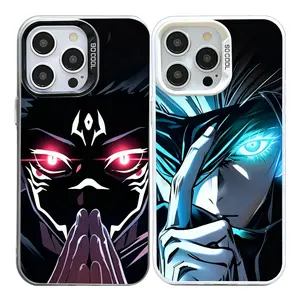 Cool Jujutsu Satoru Gojo Plating Hard Case for iPhone 17 Air 16 15 11 12 14 13 Pro Max XS X XR Plus 8 7 SE Samsung S21 S22 S23 S24 S25 2020 Shockproof Cover