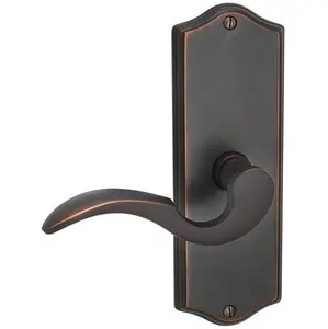 Emtek 8001AG Dummy Pair , Sideplate Locksets Colonial Non-Keyed 7-1/8" , Argos Lever