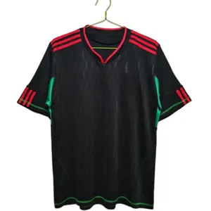 Black/Red/Green Performance Jersey - Classic Patterned Stitch, Short Sleeve, Available in Sizes S-XXL, Moisture-Wicking Fabric