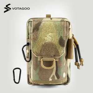 Votagoo Edc Storage Bag, Molle System Accessories, Men's Outdoor Edc Tool Kit, Multi-Functional Small Tools Organizer, Phone Case Waist Pack