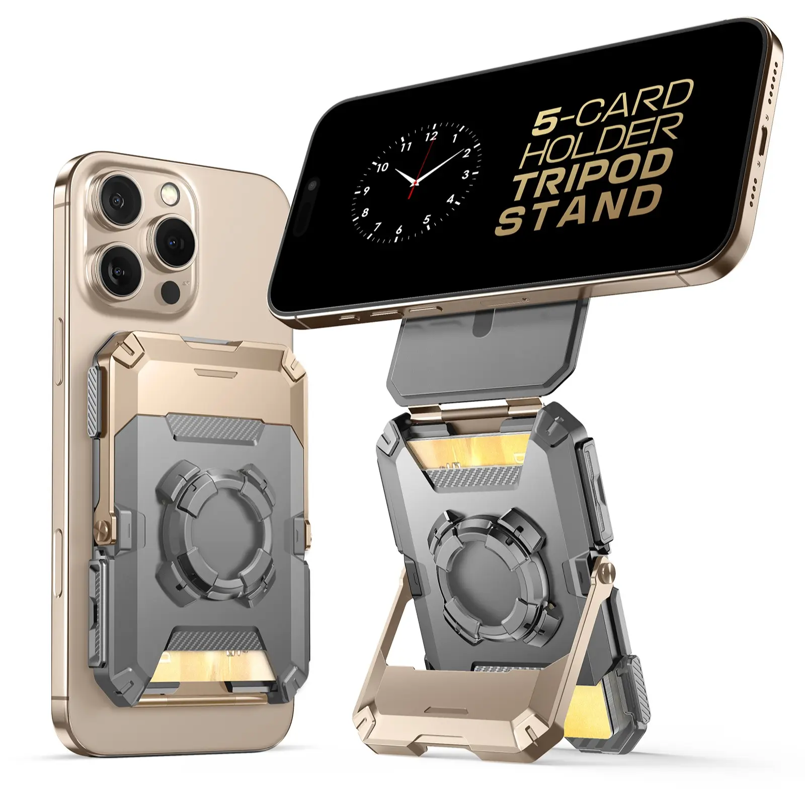 Desert - Premium [ 5 Cards & AirTag Slot ]