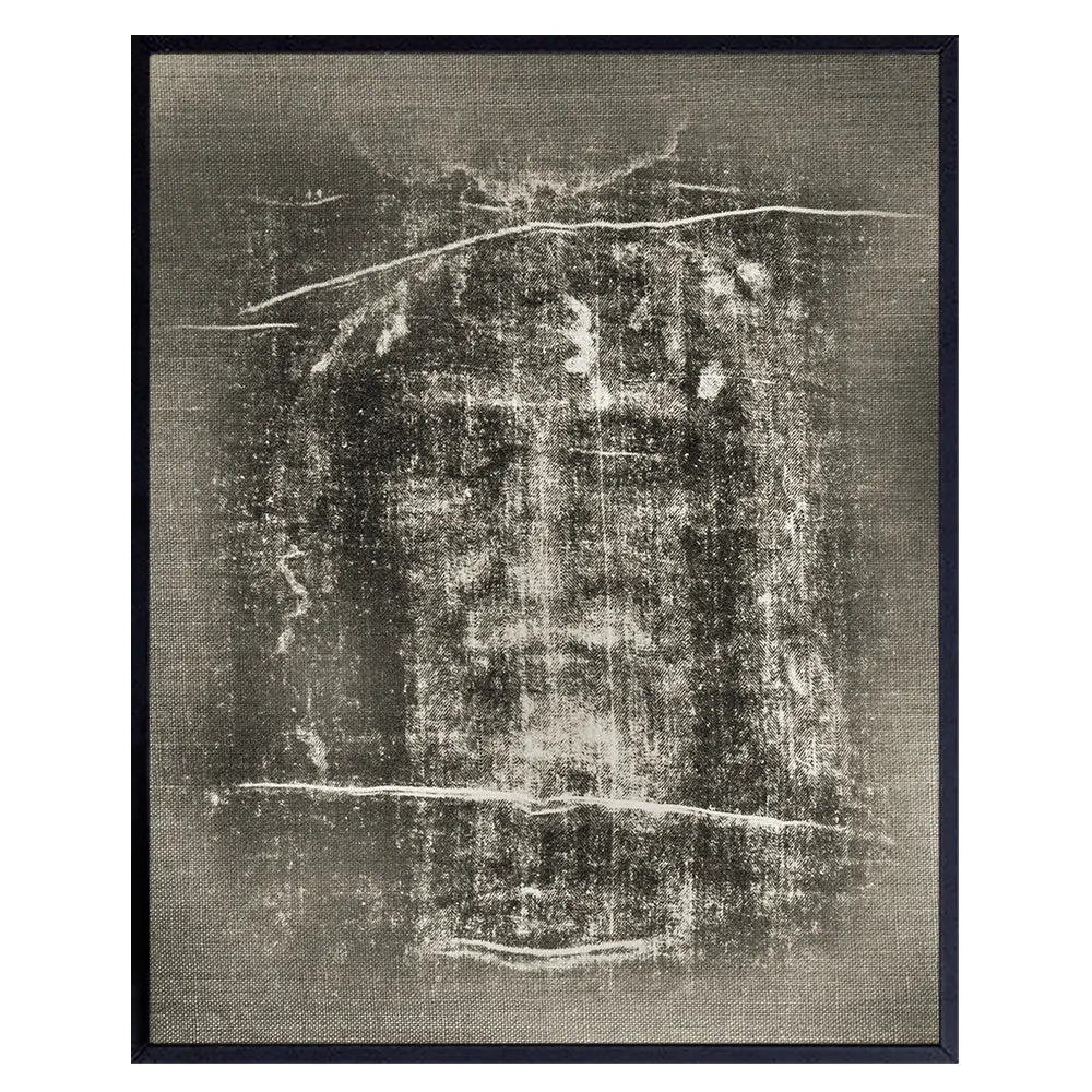Jesus Wall Decor LARGE - Jesus Christ Shroud of Turin Poster - Catholic Gifts - Christian Wall Decor - Religious Wall Art - Priest Ordained Minister - Living Bedroom Home Decor - spiritual Gift