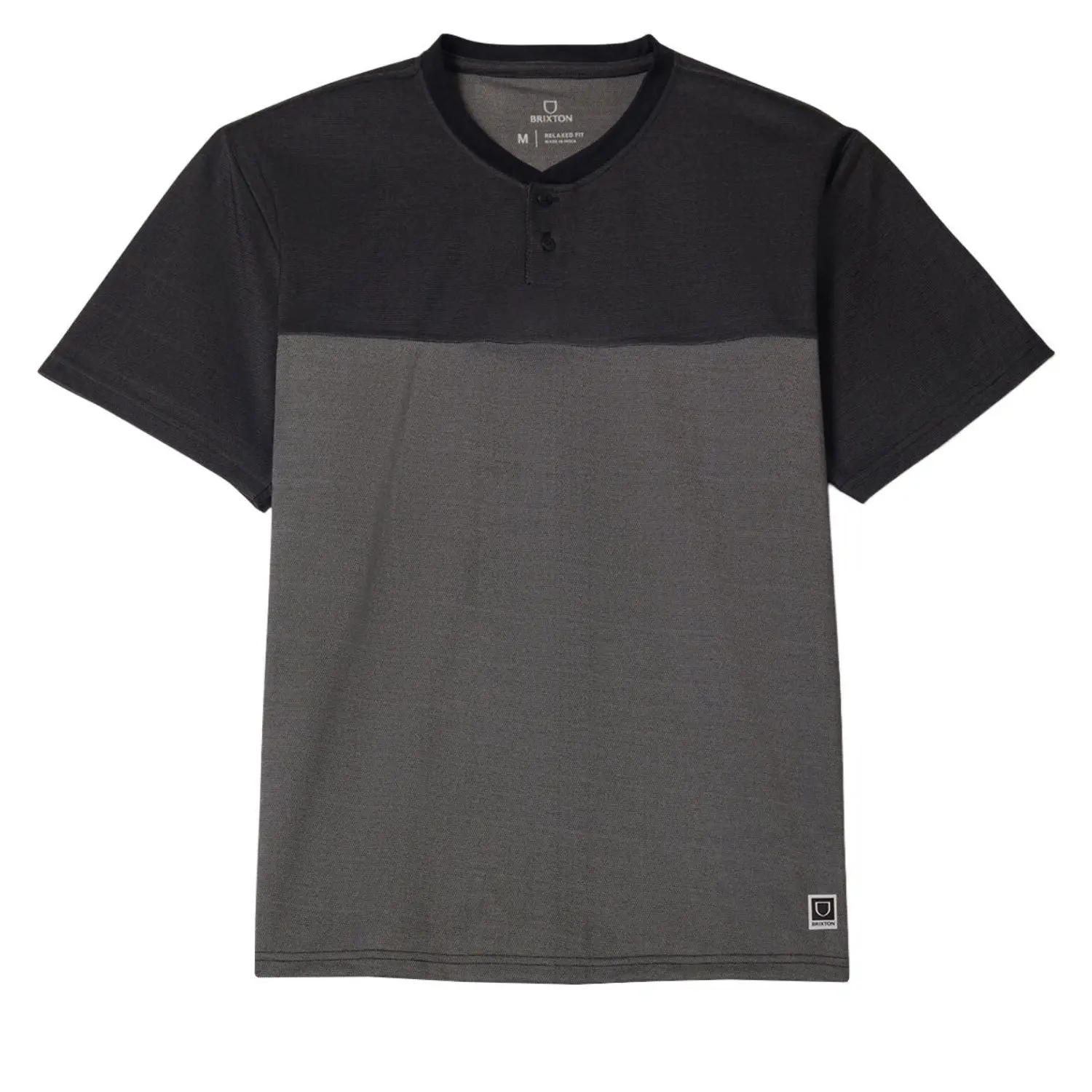 Brixton Men's Journey Short Sleeve Henley