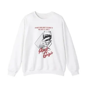 Stassi Schroeder Pinot Grigio Tshirt Perfect For Vanderpump Rules Fans! Sweater Classic Cotton Menswear Sweatshirt