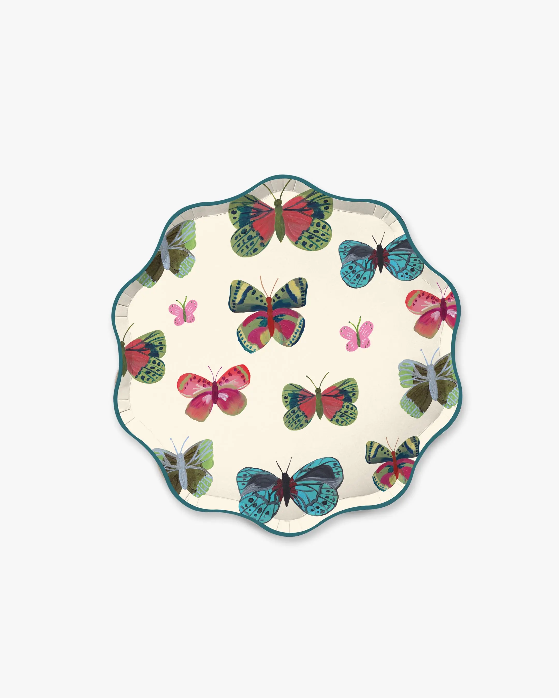 Mariposa Dessert Plate Set - Cream