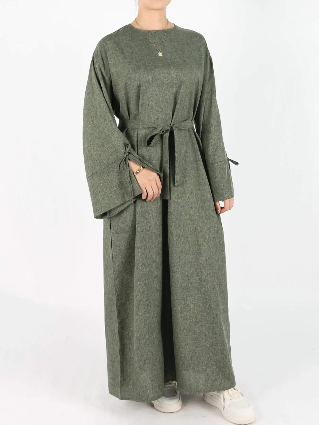 chinese dress ladies Amazon.com: Khalat Women's Army Green Maxi Abaya Dress with Hijab Scarf,  Lace Sleeve, Flowy, One Size, Solid, Daily, Versatile, All Seasons :  Clothing, Shoes & Jewelry main image 1