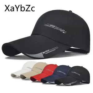 Sports Cap Mens  For Fish Outdoor Fashion Line Baseball  Long Visor Brim Shade Snapback Sun Hat Bone Gorras