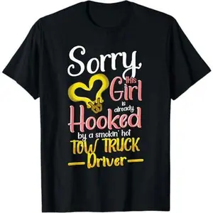 Tow Truck Driver Wife Girlfriend Tow Trucker T-Shirt