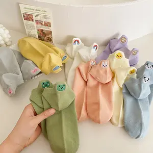 10 Pairs of Color Socks Women, basic white Socks Womenswear Maternity grip socks