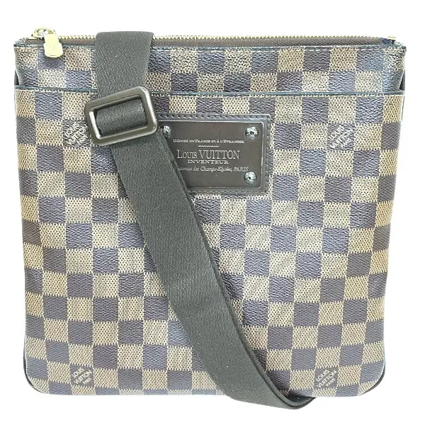 Pre-owned Louis Vuitton Canvas Shoulder Bags Pochette Brat Brooklyn Damier Shoulder Bag