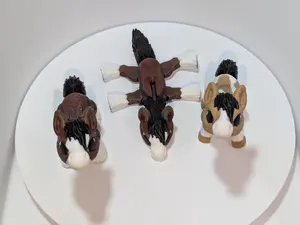 CinderWing3d Horse/Unicorn Fidget - 3D Printed Articulating Toys for Kids & Animal Enthusiasts - Customizable Colors & Poseable Joints - Perfect Gift for Equestrian Fans & Desk Toy Collectors