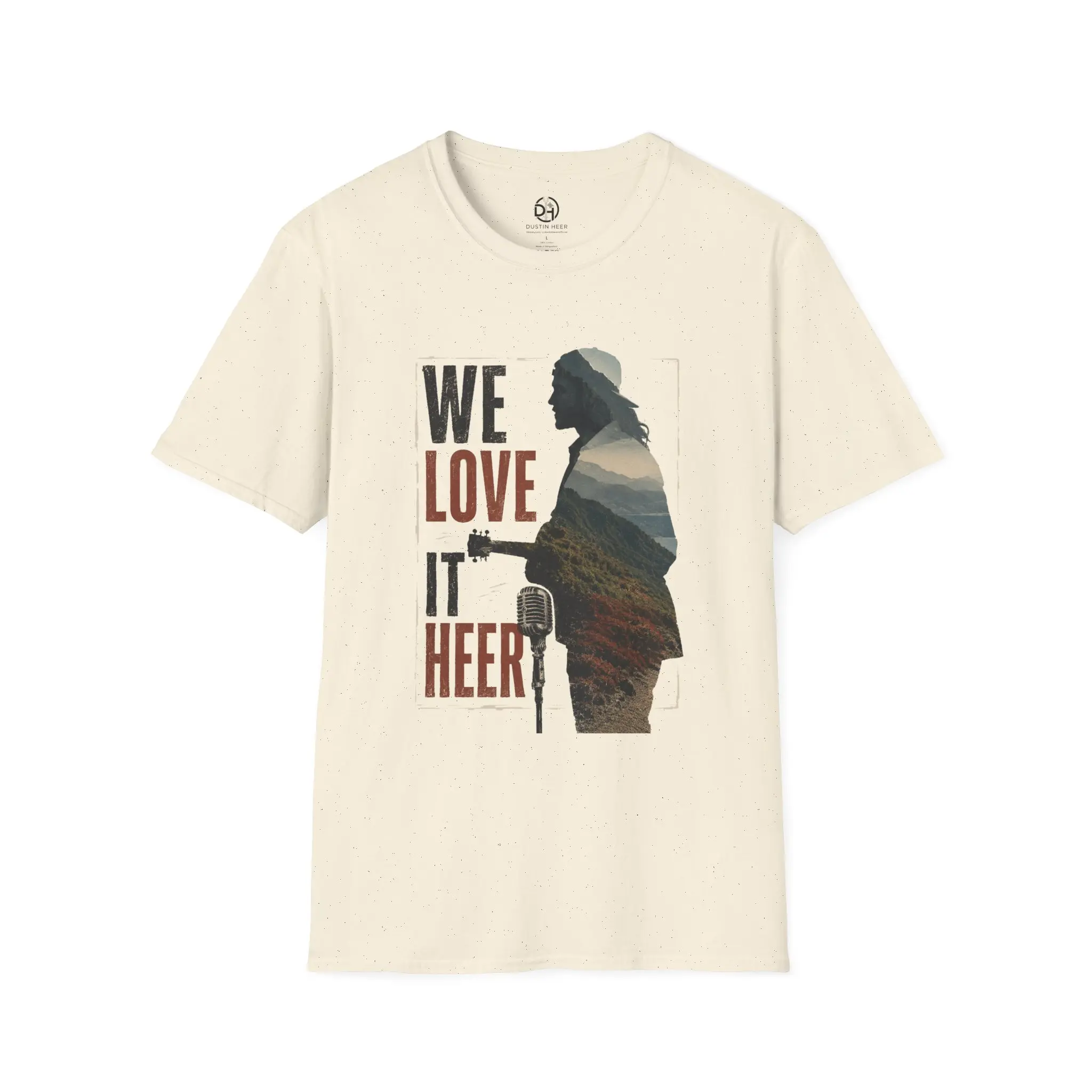 We Love It Here T-Shirt | Scenic Silhouette Graphic