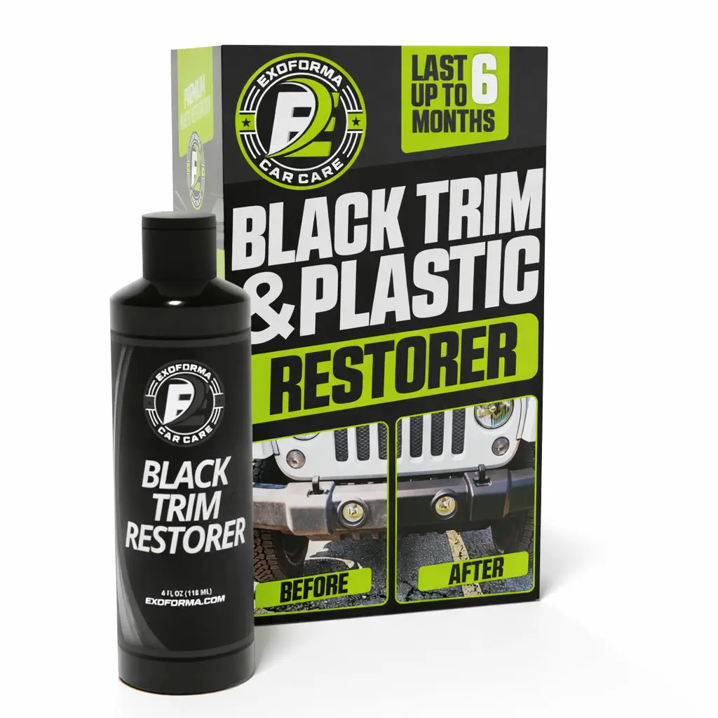 Black Plastic and Trim Restorer for Car and Motorcycle Black Plastic and Trim Restorer for Car and Motorcycle