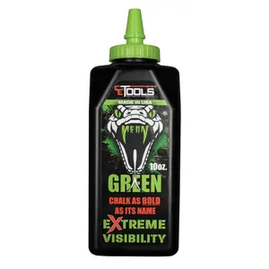Mean Green Fluorescent Extreme Visibility Marking Chalk - 10oz Mean Green Fluorescent Extreme Visibility Marking Chalk - 10oz