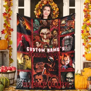 Horror Movie Blanket, Halloween Blanket, The Walking Dead Blanket, Scary Movie Blanket, Horror Blanket Gifts for Halloween