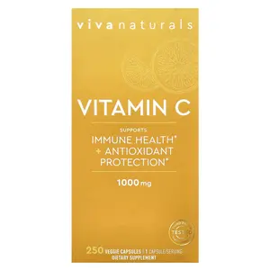 Viva Naturals Vitamin C, 1,000 mg, 250 Veggie Capsules