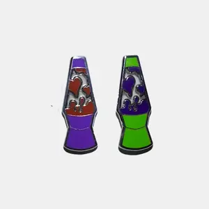 Lava Lamp Color-Changing Enamel Pin