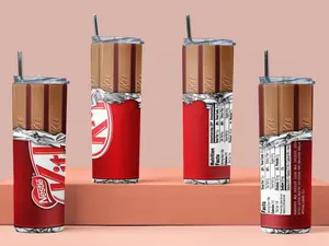KitKat 20oz Skinny Tumbler W/Lid & Straw skinny tumbler tumblers