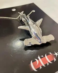 Iconic Hammer Shark necklace/hair clip